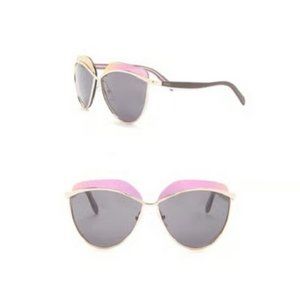 Emilio Pucci Pink and Black Designer Sunglasses